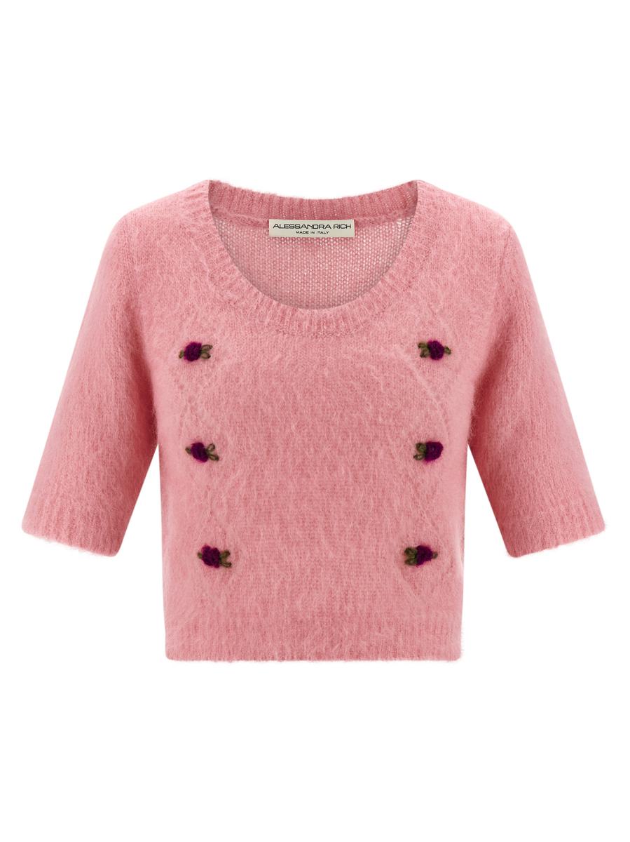 Alessandra Rich 'Carded Mohair' Sweater