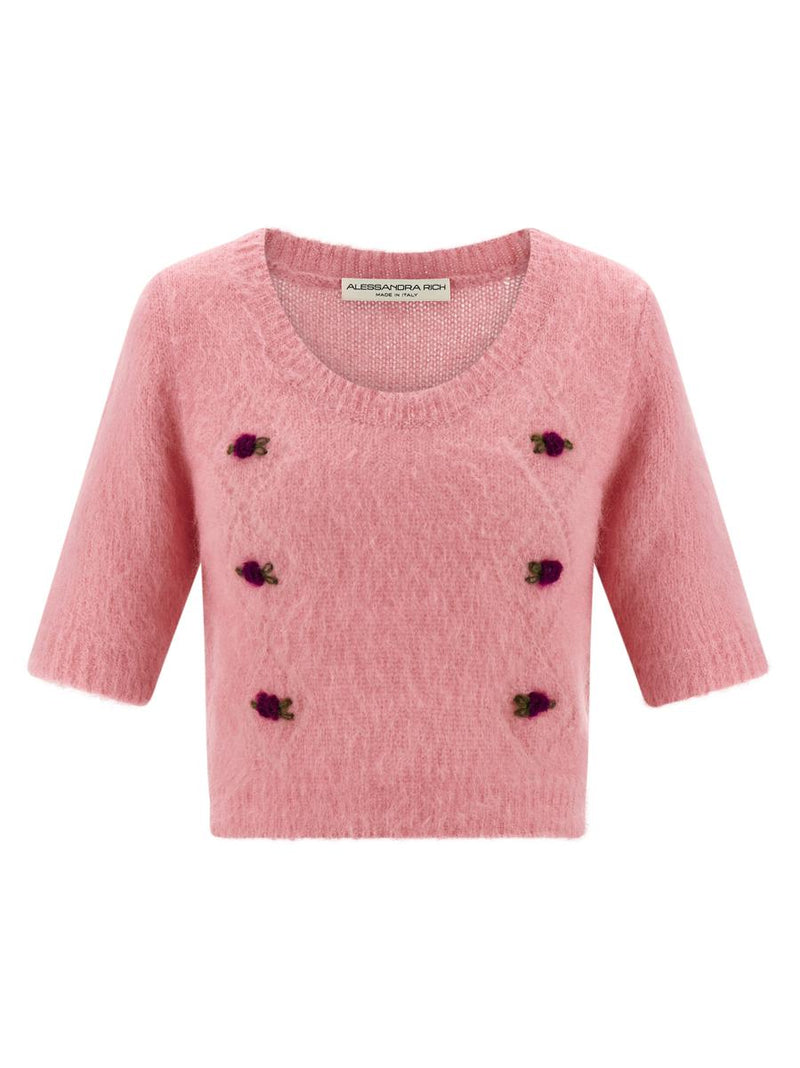 Alessandra Rich 'Carded Mohair' Sweater