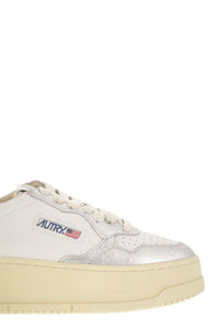 Autry Medalist Platform - Leather Trainers