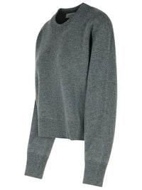 Loulou De Saison 'Boxy Miro' Grey Cashmere Sweater