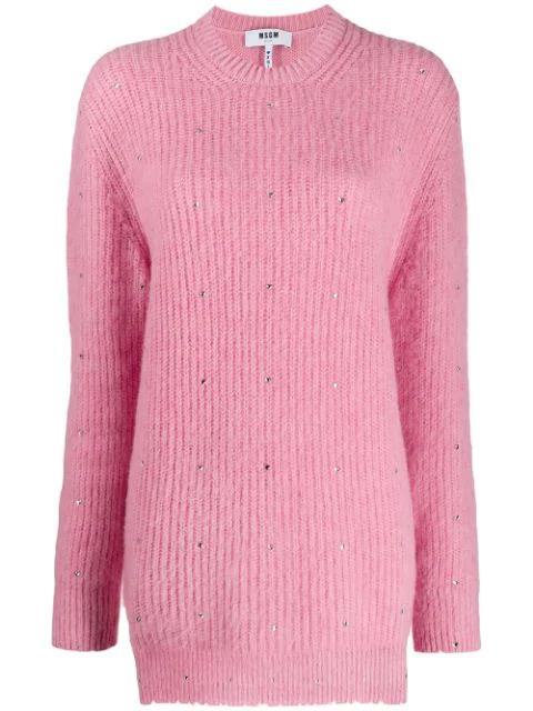 Msgm Sweater Knit Pink