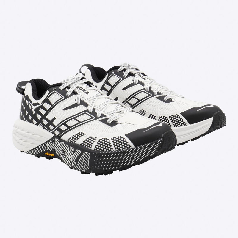 Hoka White And Black Speedgoat 2 Sneakers