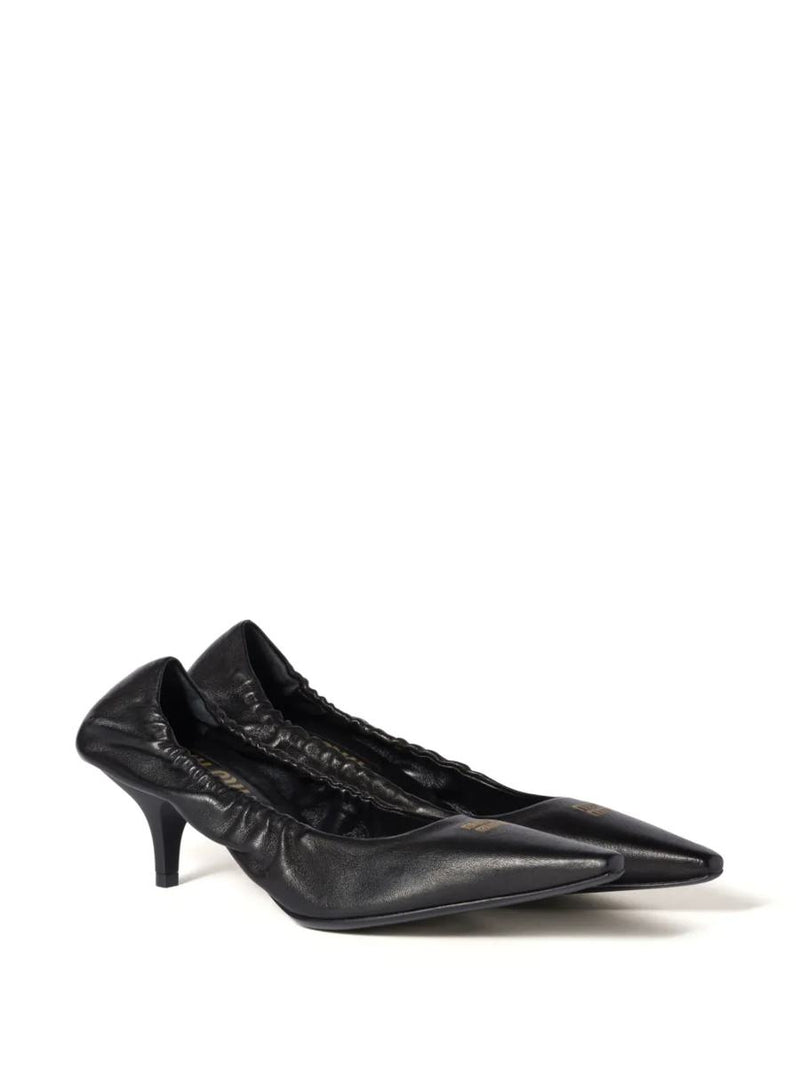 Miu Miu Leather Decolleté Nappa Pumps Aviator