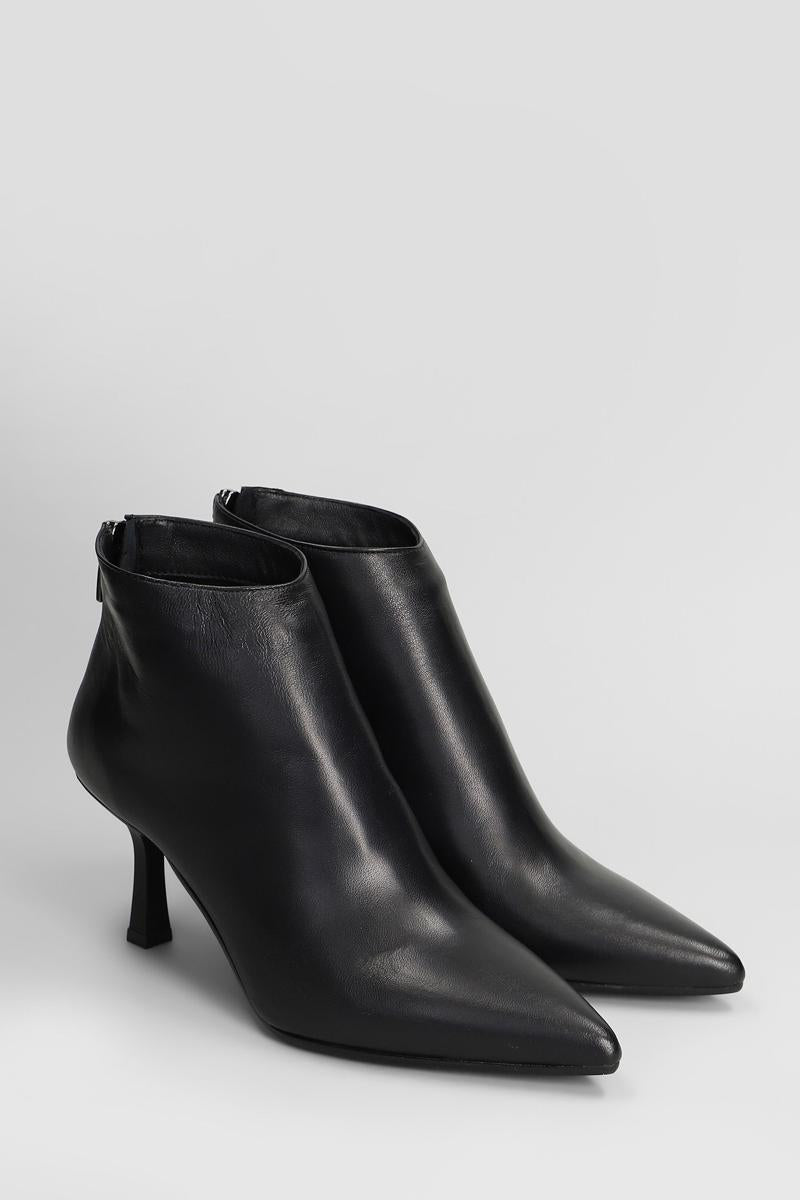 Gisel Moire Elise High Heels Ankle Boots