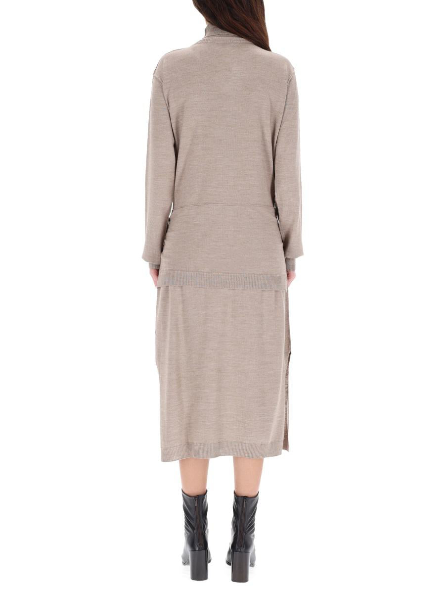 Lemaire "Trompe L'Oeil" Midi Dress