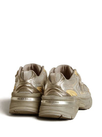 Golden Goose Lightstar Laminated Leather Suede And Net Upper Tpu Star Net Heel And Spur