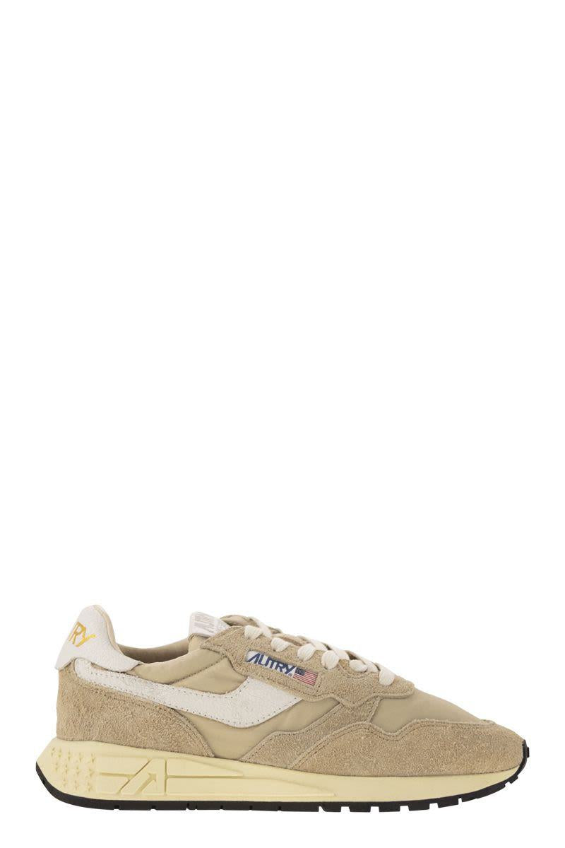 Autry Reelwind - Suede And Technical Textile Trainer