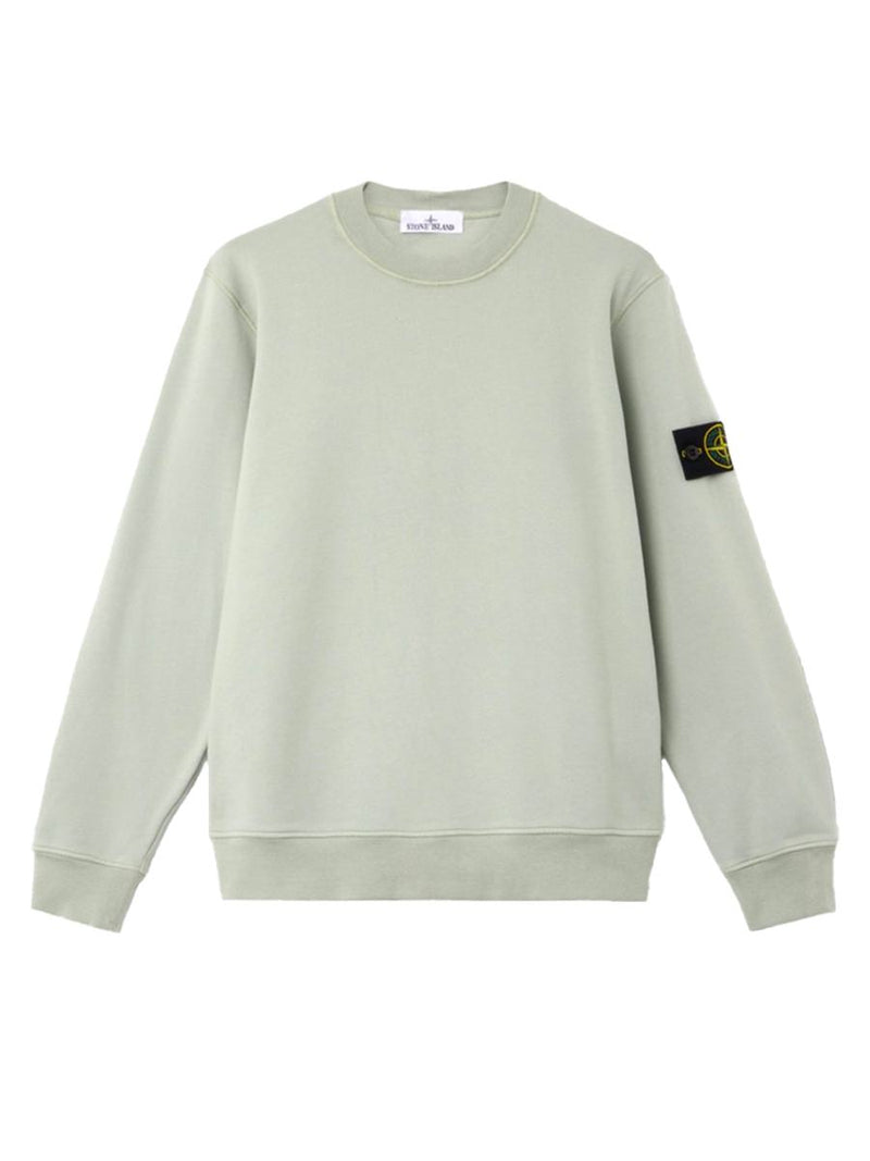 Stone Island Regular Fit Medium-Weight Cotton Crewneck Sweatshirt With Raglan Sleeves Clothing
