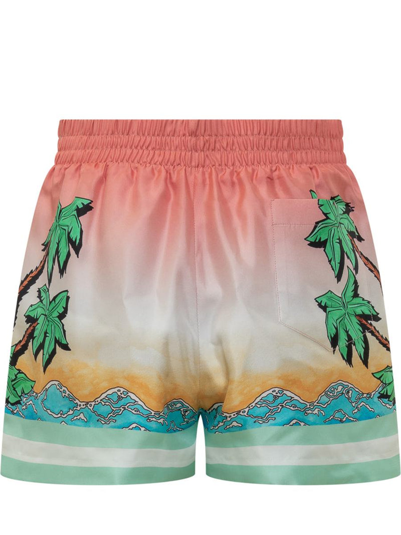 Casablanca Silk Short Pants