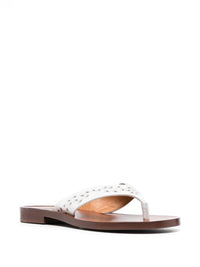 Chloé X Eres Paz Leather Thong Sandals
