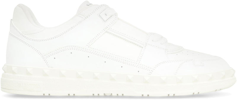 Valentino Garavani Freedots Leather Low-Top Sneakers