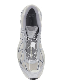 'Xt-Whisper' Grey Sneakers With Printed Logo On The Side And Drawstring Closure In Fabric Unisex