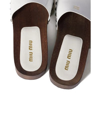 Miu Miu Patent Leather Clogs