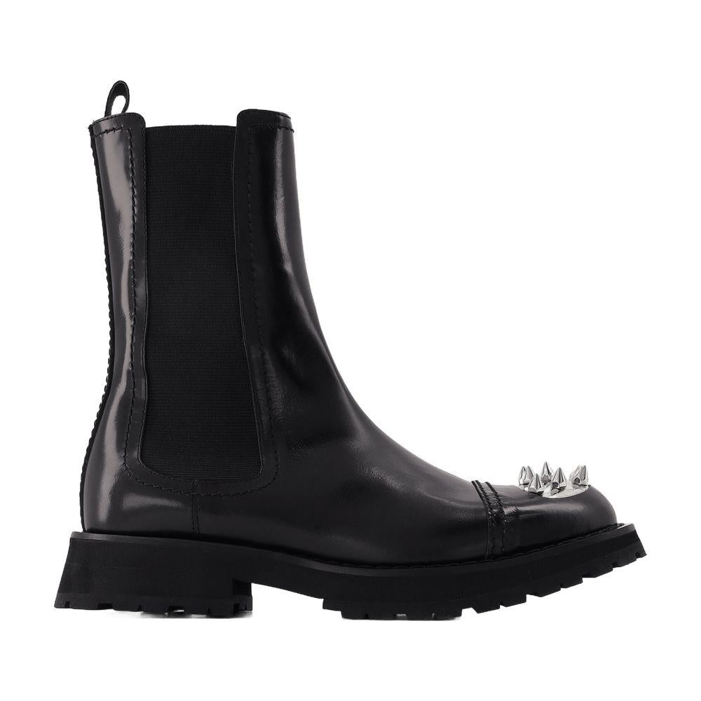 Alexander McQueen Ankle Boots With Studs