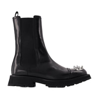 Alexander McQueen Ankle Boots With Studs
