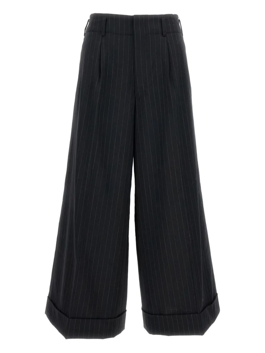 Comme Des Garçons Wide Leg Trousers Clothing