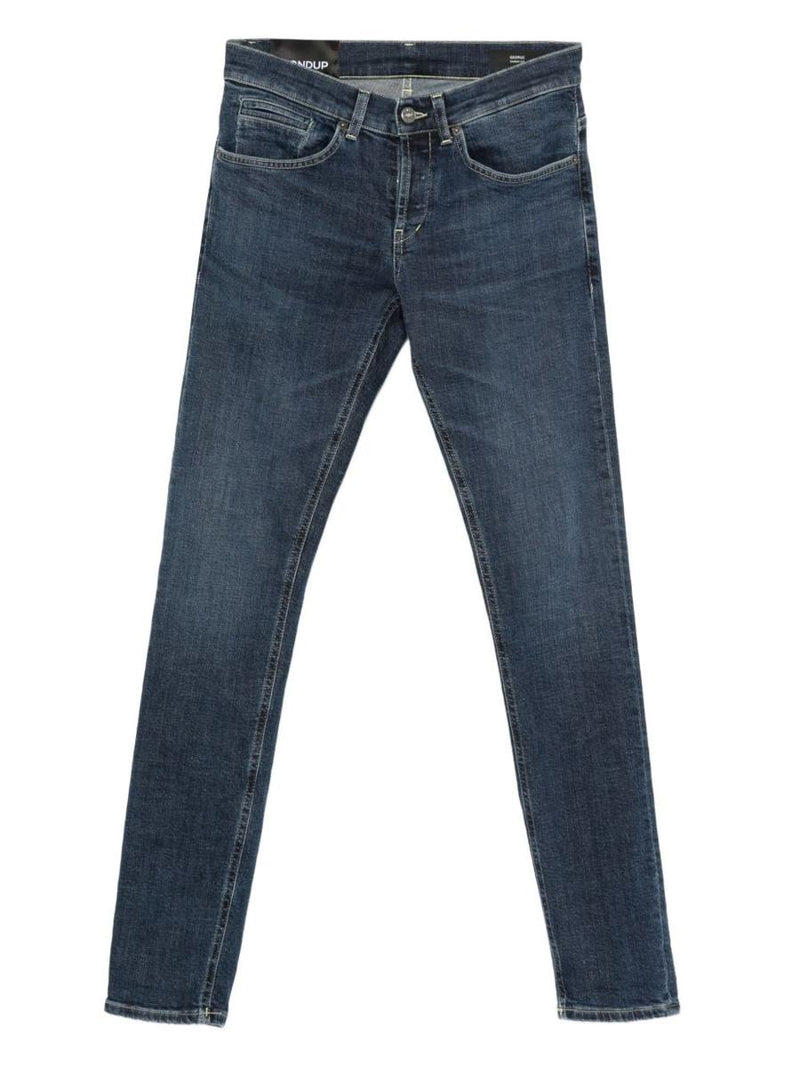Dondup 'George' Skinny Jeans In Blue Denim