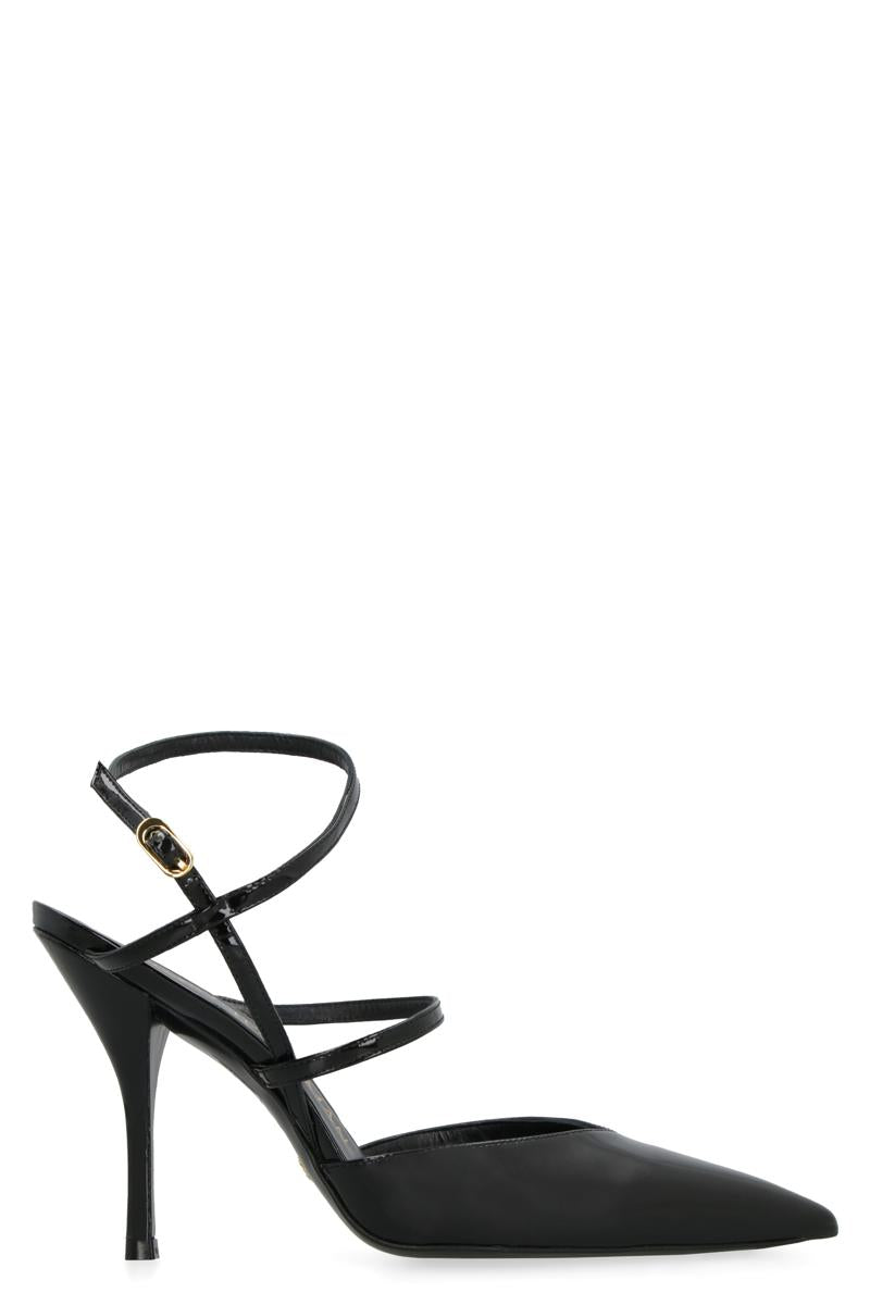 Stuart Weitzman Strapeze Leather Pumps