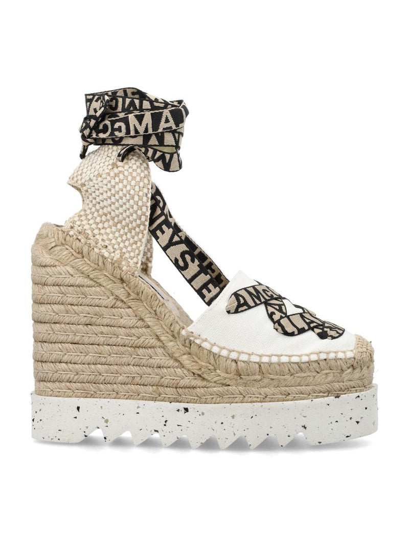 Stella McCartney Gaia Platform Espadrille Wedges