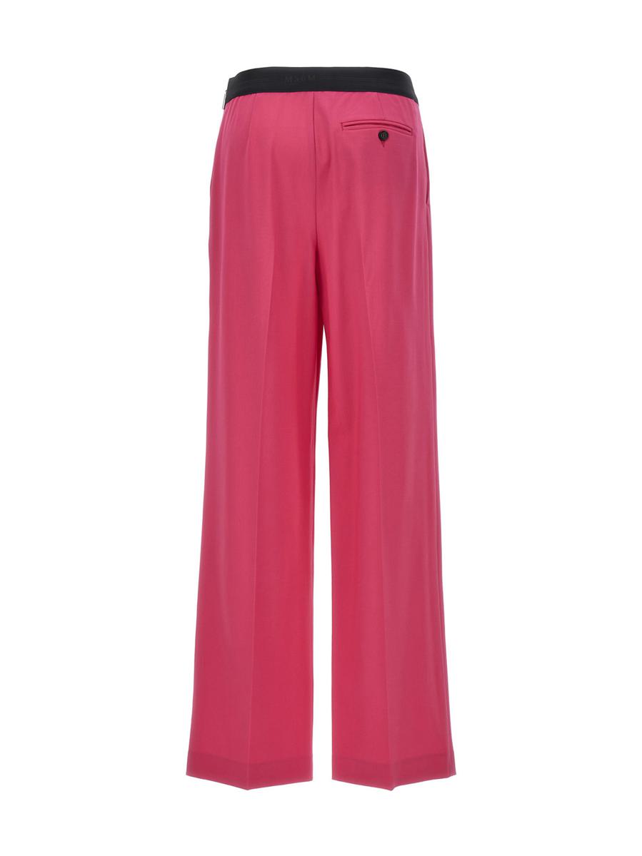 Msgm Pants With Front Pleats