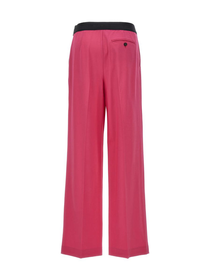 Msgm Pants With Front Pleats