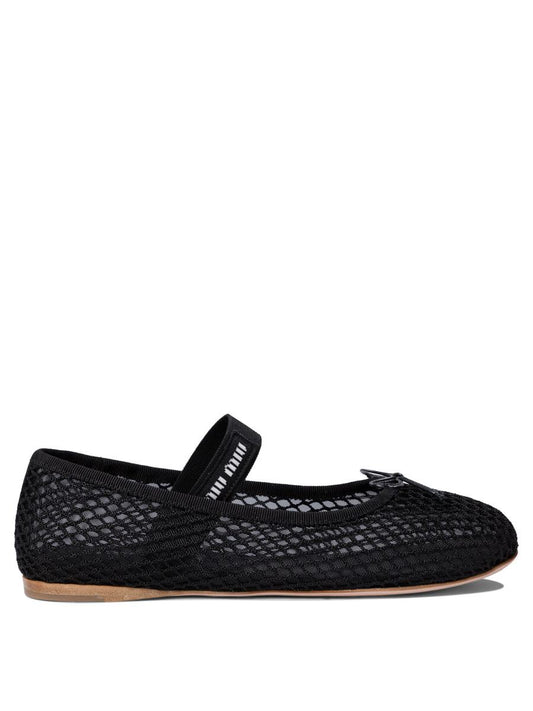 Miu Miu Mesh Fabric Ballet Flat