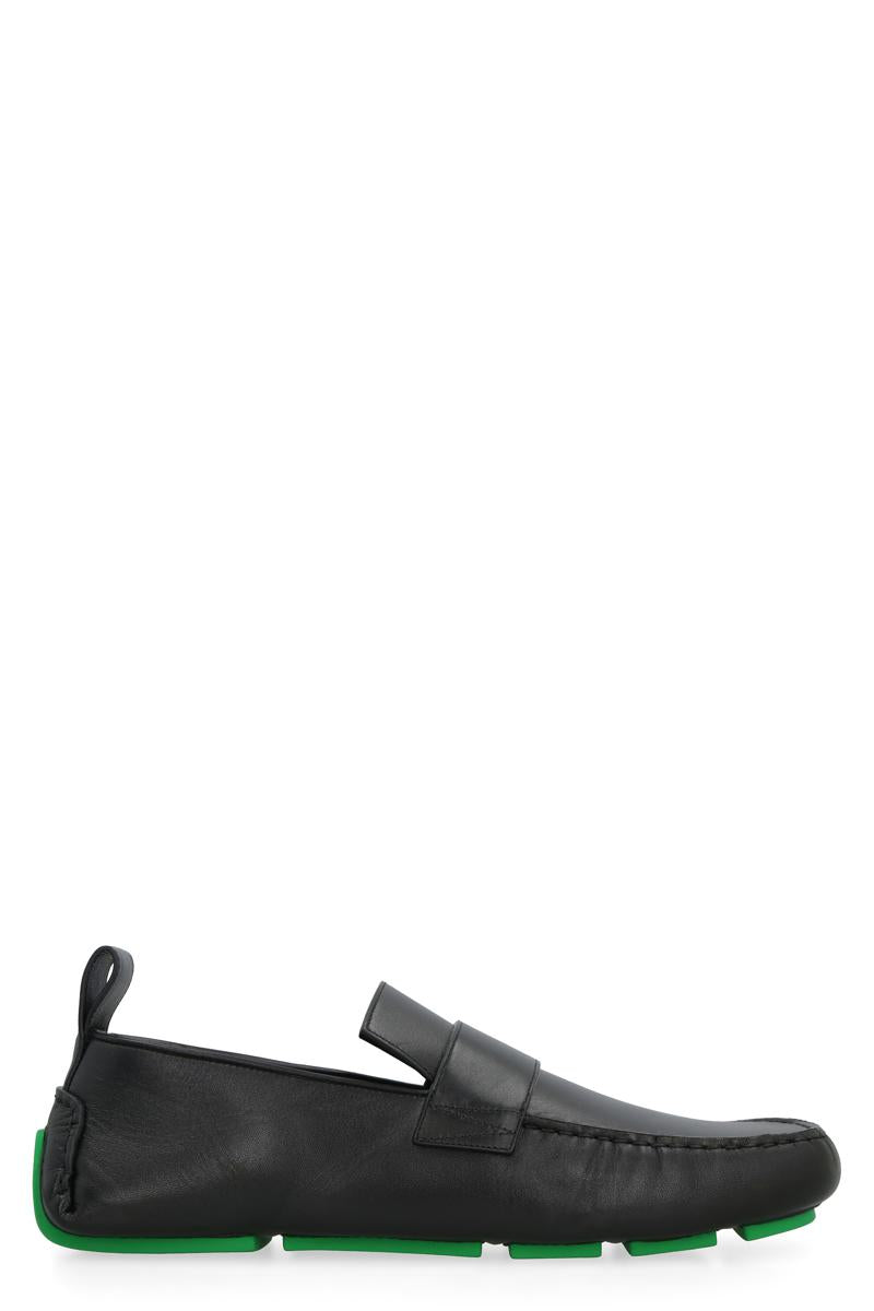 Bottega Veneta Driver Leather Loafers