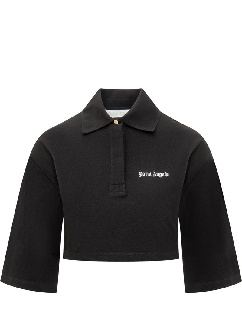 Palm Angels Polo Shirt With Logo