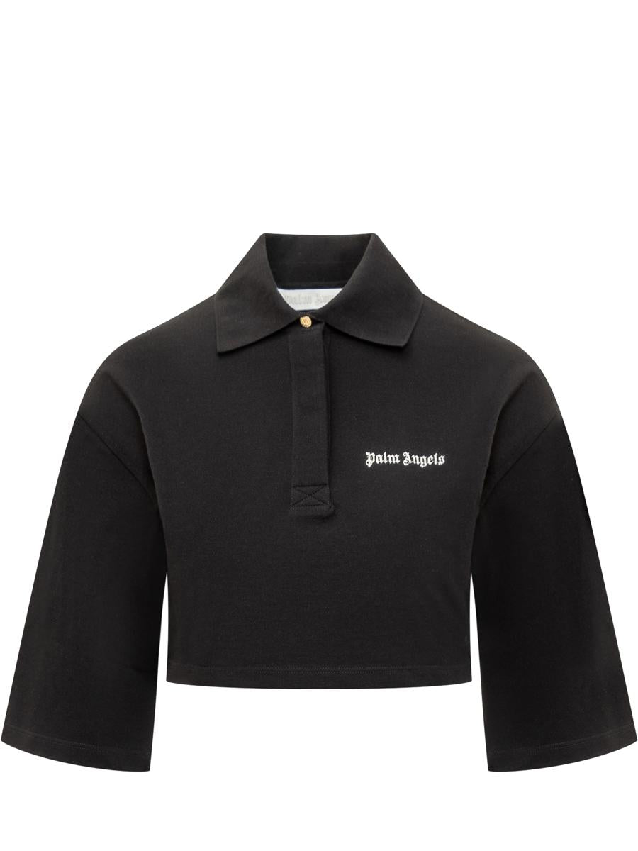 Palm Angels Polo Shirt With Logo