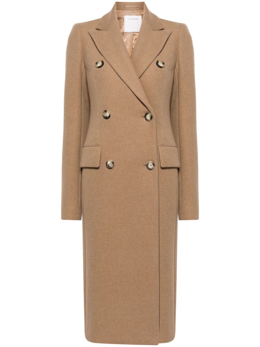 Sportmax Wool Double-Breasted Coat