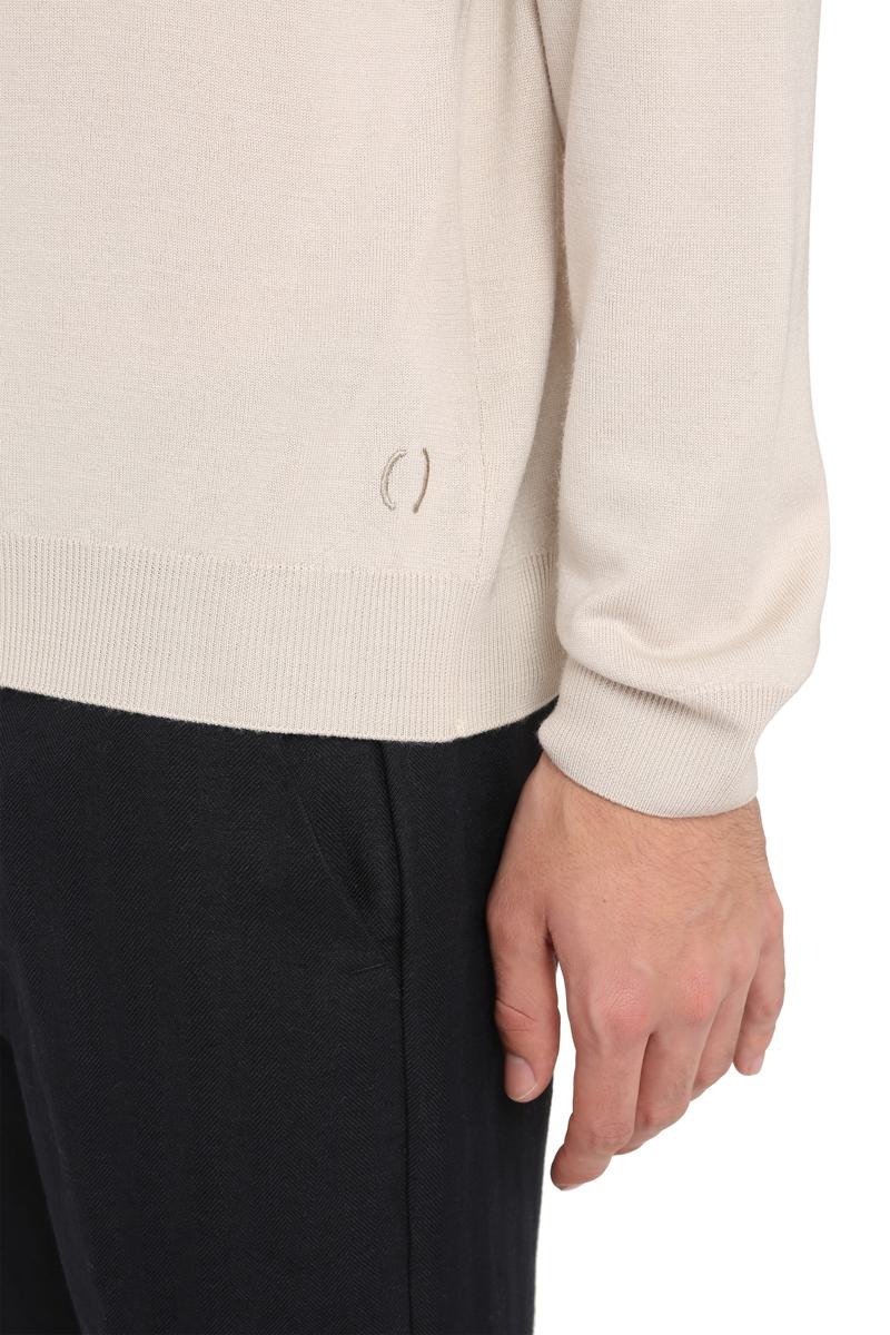 The (Alphabet) The (Knit) - Crew-Neck Wool Sweater