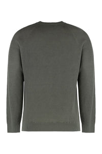 Paolo Pecora Linen-Cotton Crew-Neck Sweater