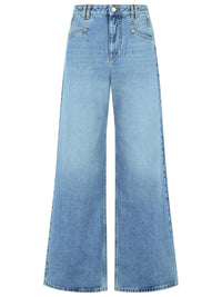 Isabel Marant 'Lemony' Light Blue Cotton Jeans
