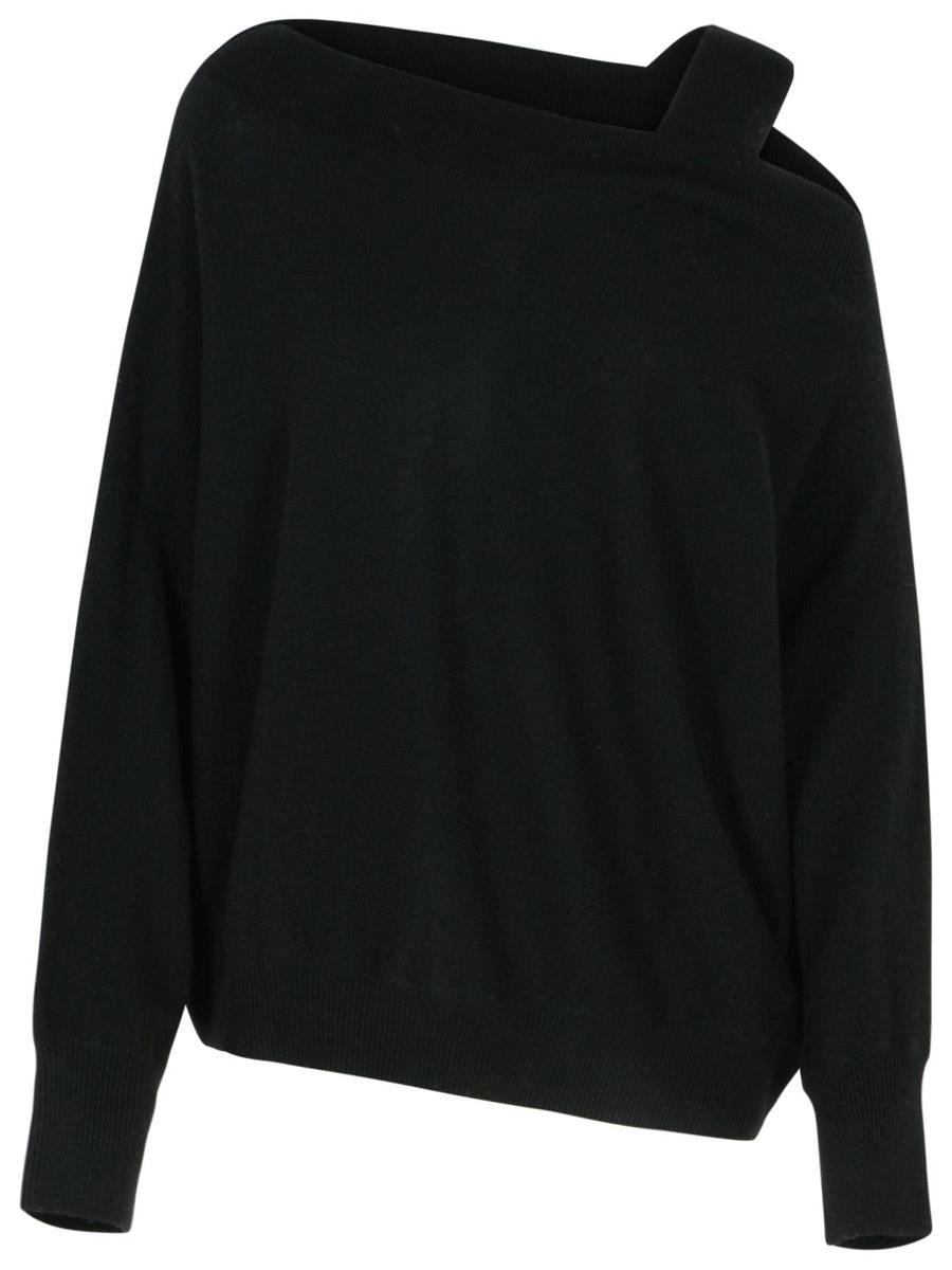 Colorush 'Margot' Black Cashmere Sweater