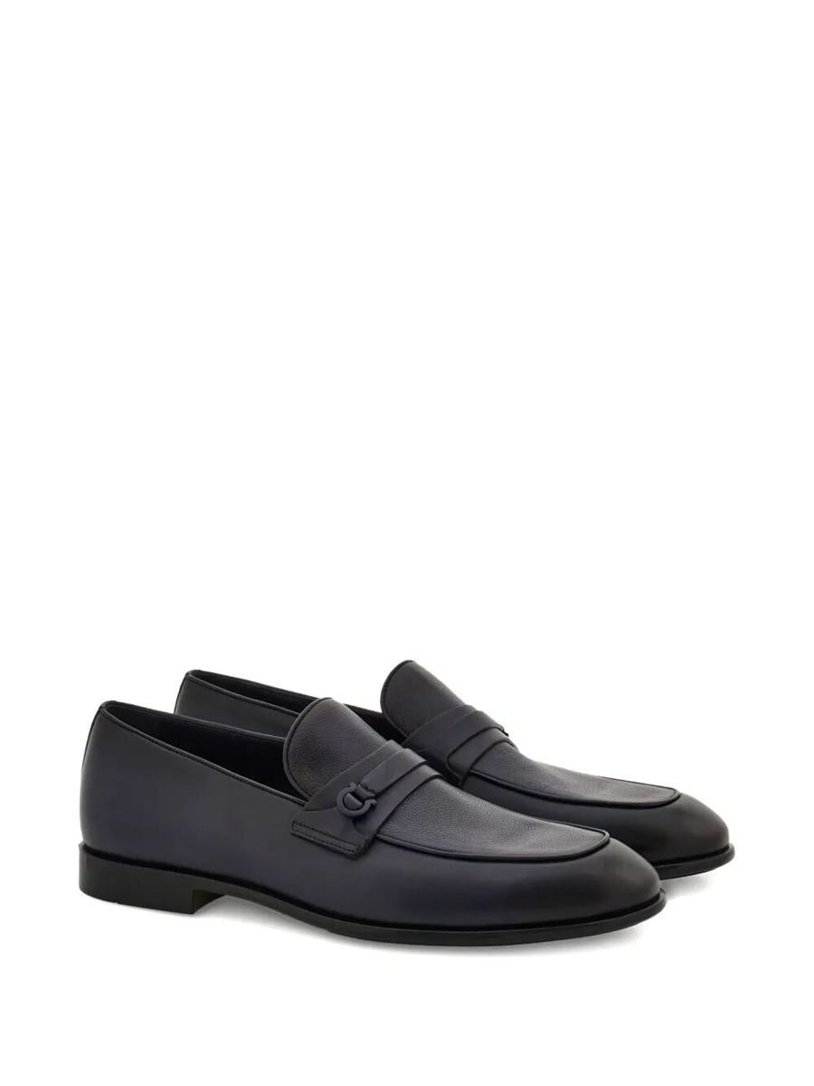 Salvatore Ferragamo Desio Shaded Leather Loafers Shoes
