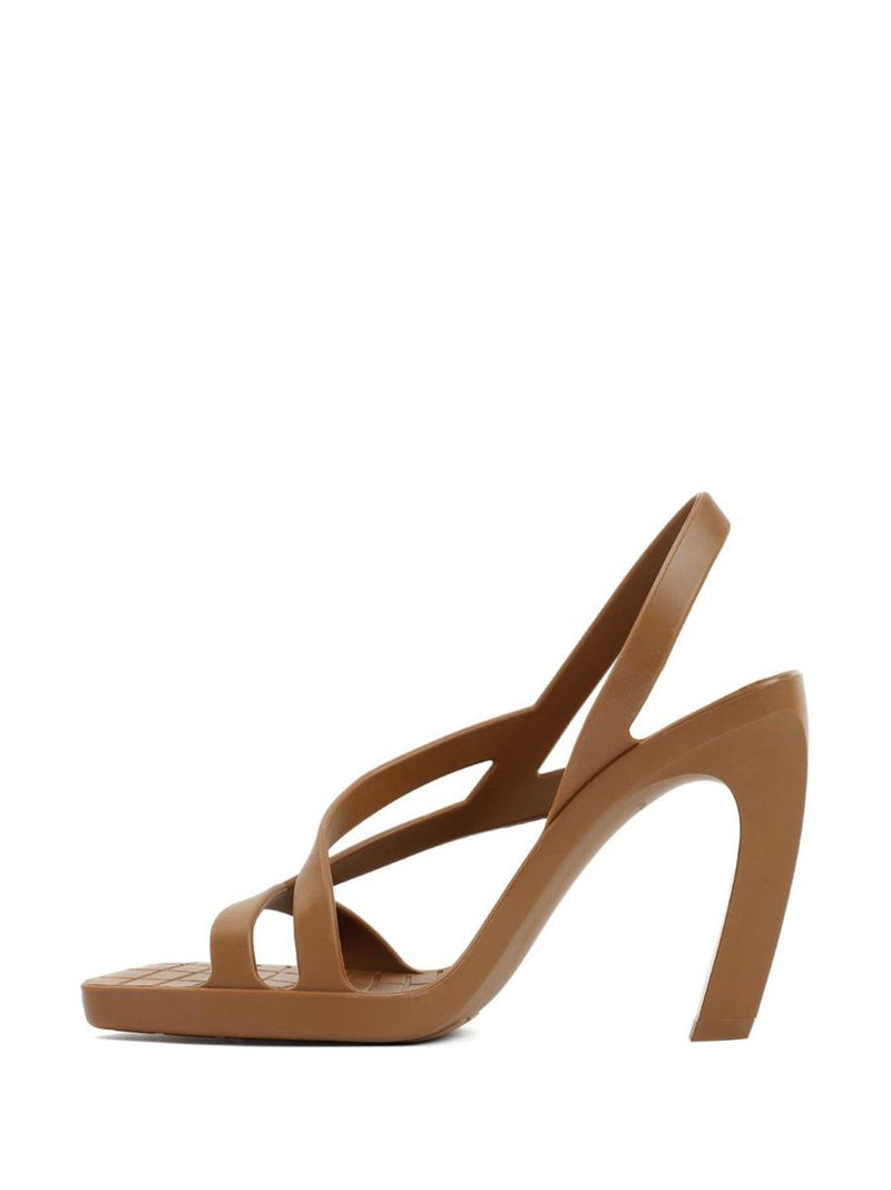 Bottega Veneta Jimbo Rubber Slingback Sandals