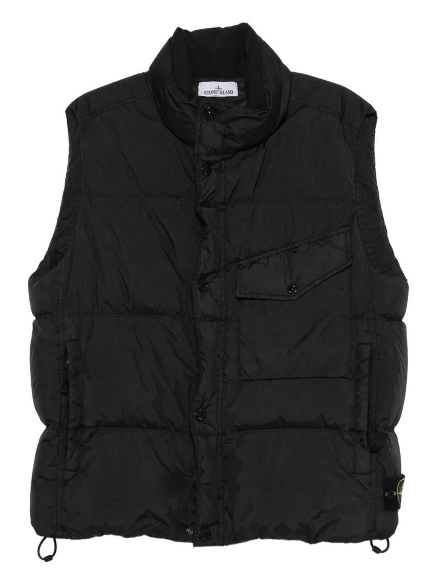 Stone Island Quilted Down Vest Clothing