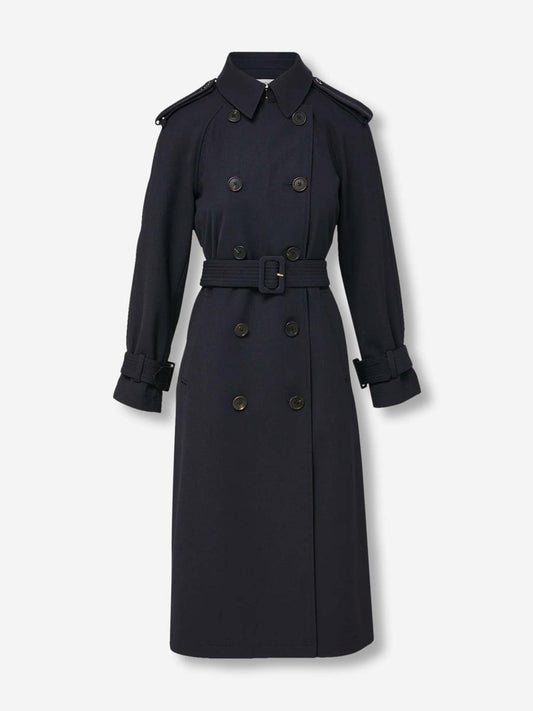 Veronica Beard Conneley Crossed Trench Coat