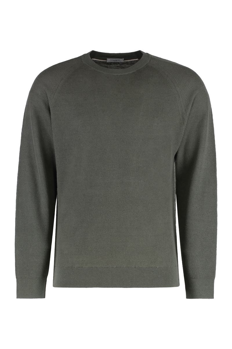 Paolo Pecora Linen-Cotton Crew-Neck Sweater
