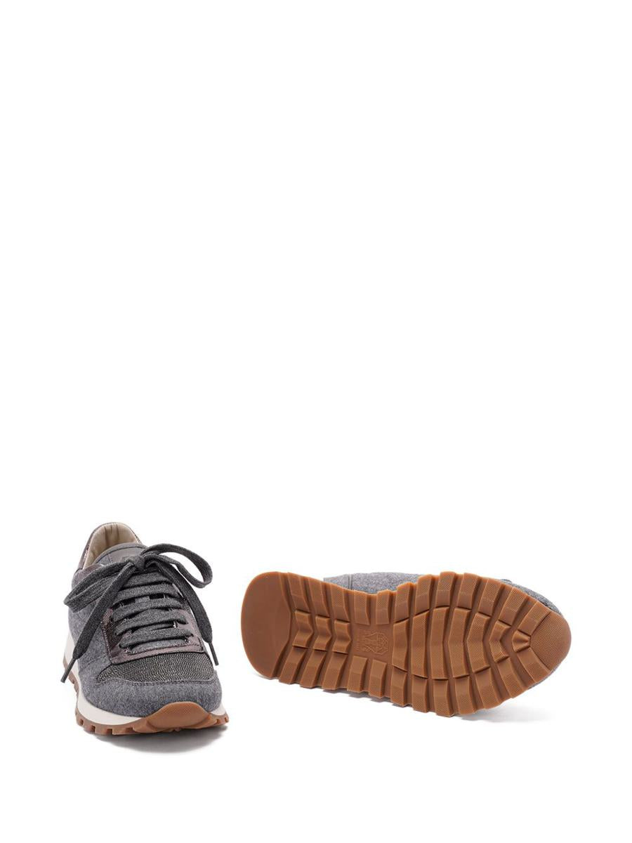 Brunello Cucinelli Wool Sneakers