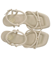 Ash Jess Talc Heeled Sandal