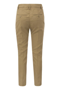 Dondup Carmen - Slim Gabardine Lyocell Trousers