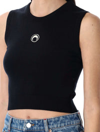 Marine Serre Moon Logo Knit Vest