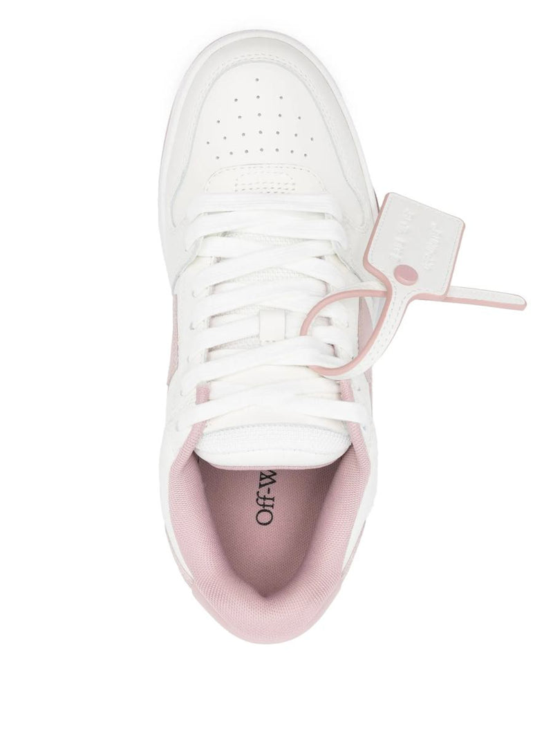Off-White Out Of Office Calf Leather White - Pink