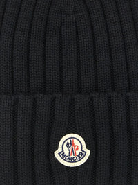 Moncler Logo Patch Beanie