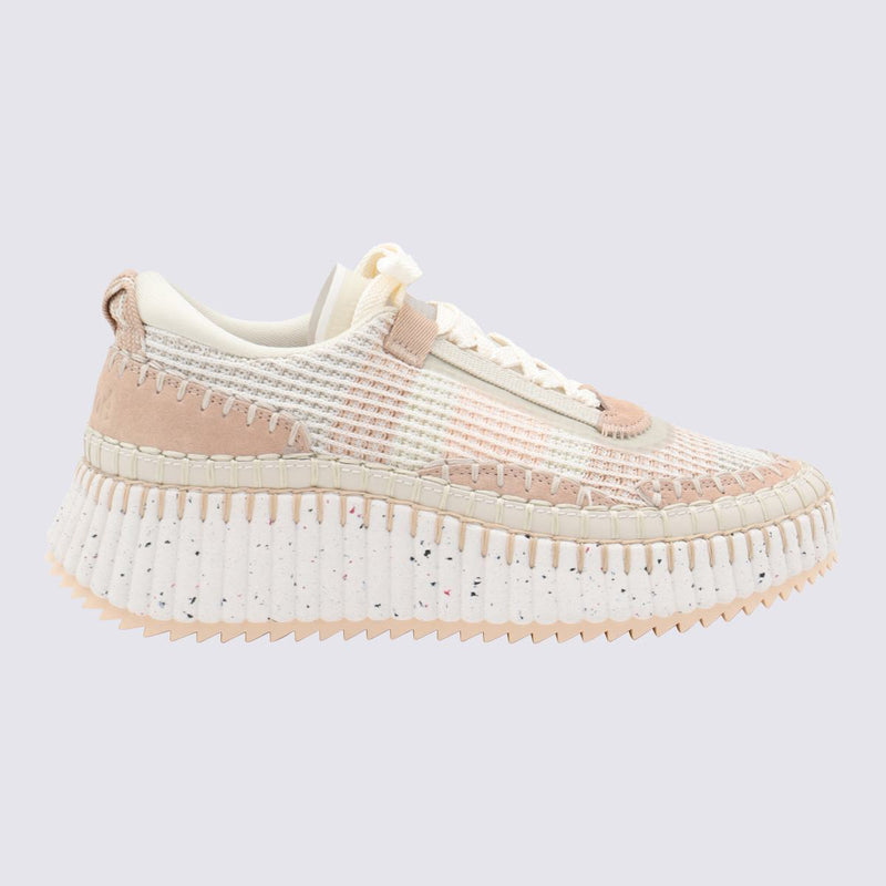 Chloé Beige Nama Sneakers