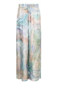 Zimmermann Illuminate Printed High-Rise Trousers