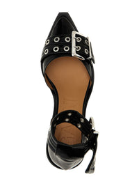Ganni 'Buckle Open Cut Pumps' Pumps