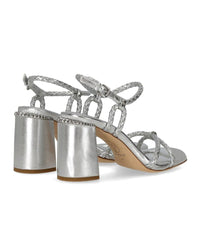 Ash Lola Bis Silver Heeled Sandal
