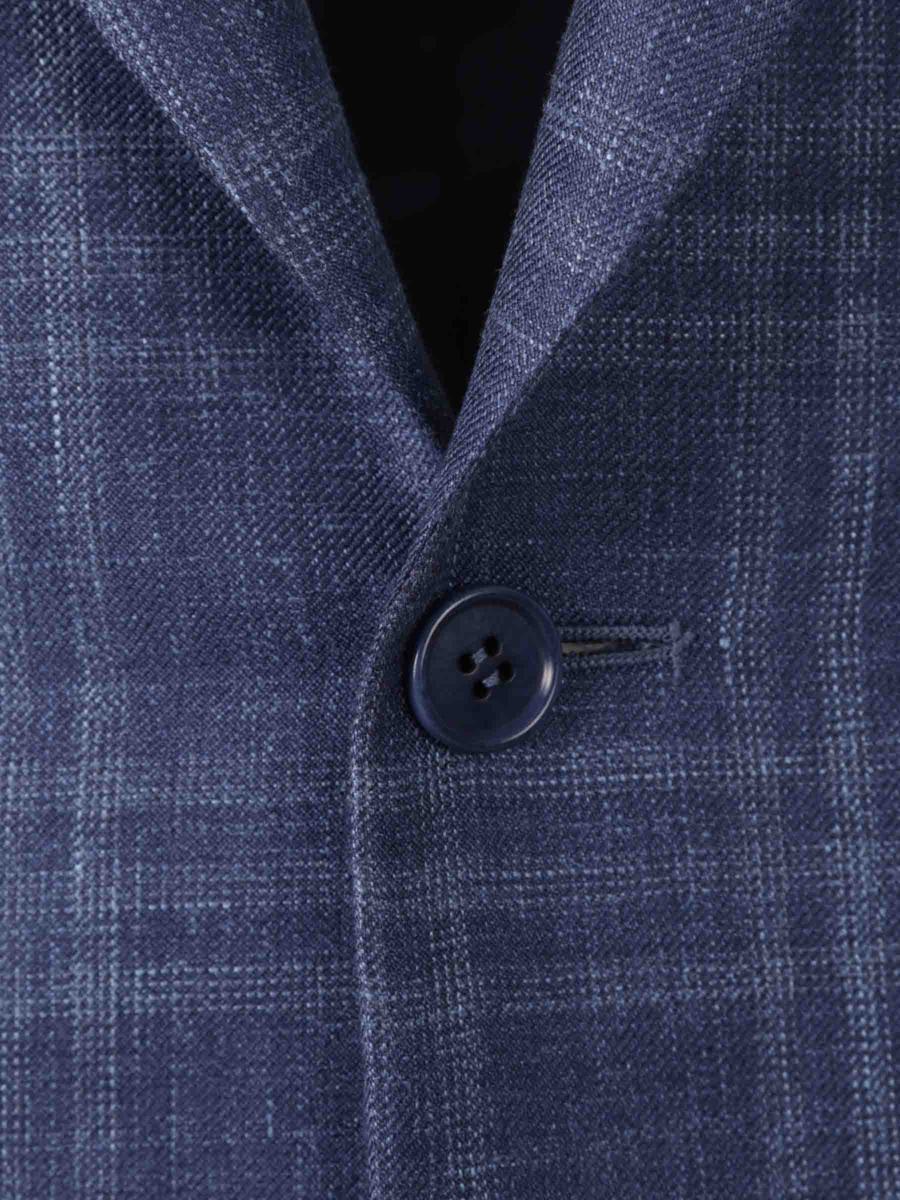Canali Blazer Wool Plaid